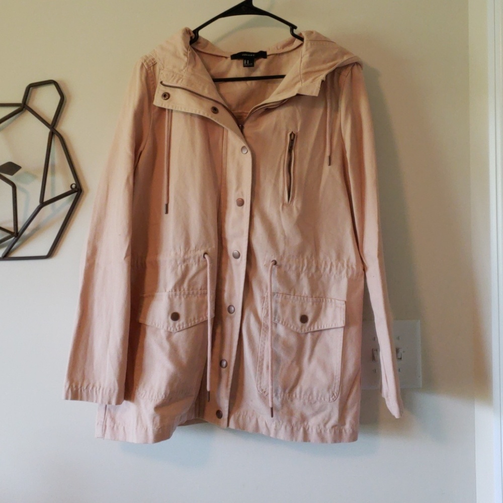 Baby Pink Trench Coat NWOT